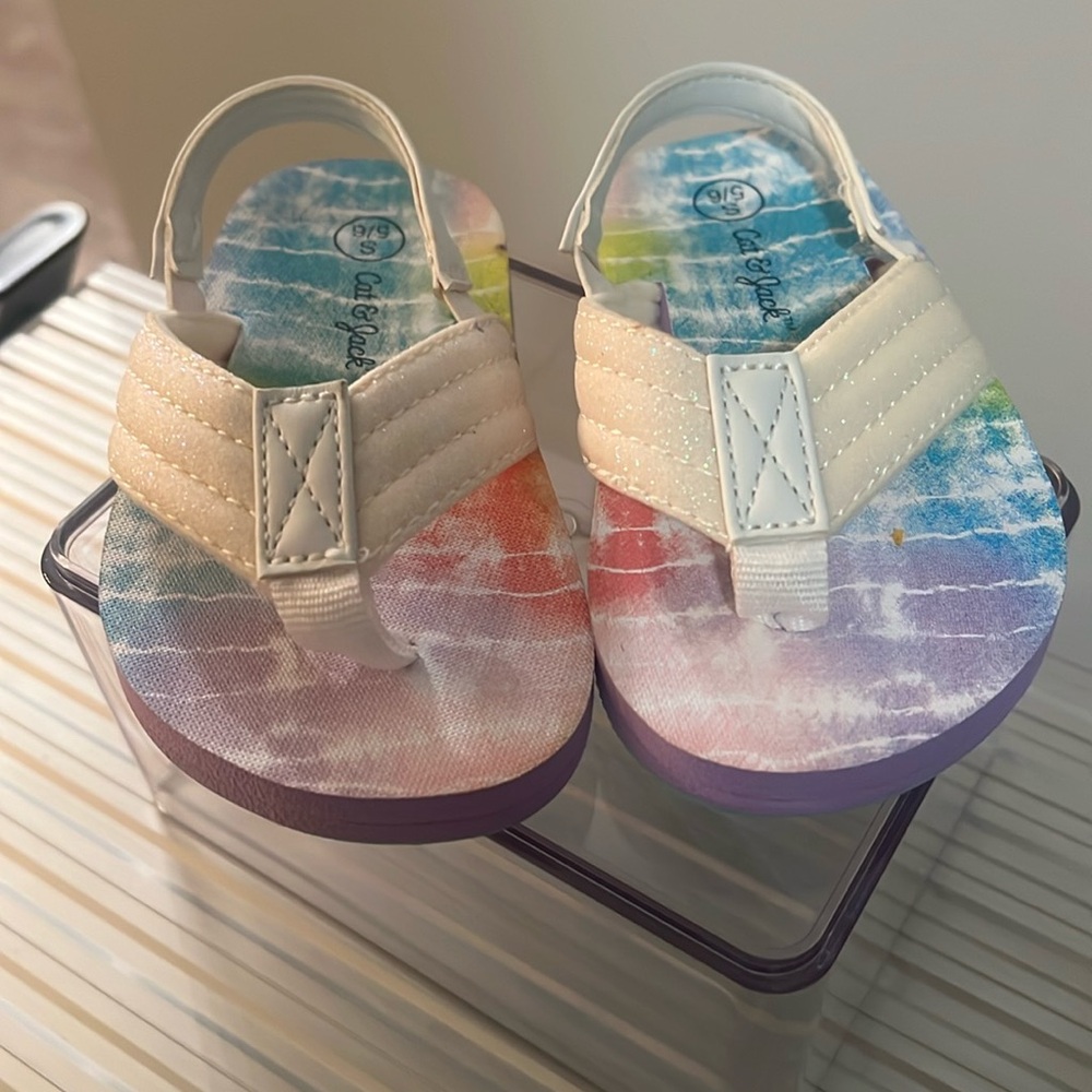 ☀️3 FOR $25 Cat & Jack Baby Flip Flops